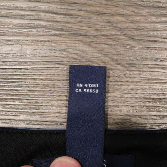 Chaps Floral Print Wrap Dress Blue Black Midi Length 3/4 Sleeve Small - Picture 4 of 13